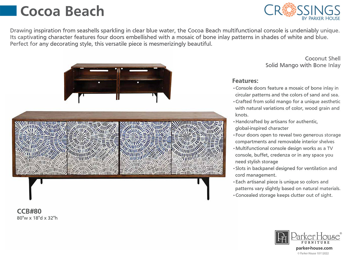 COCOA BEACH 80 IN. CONSOLE