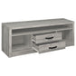 Burke 2-drawer Engineered Wood 59" TV Stand Grey Driftwood