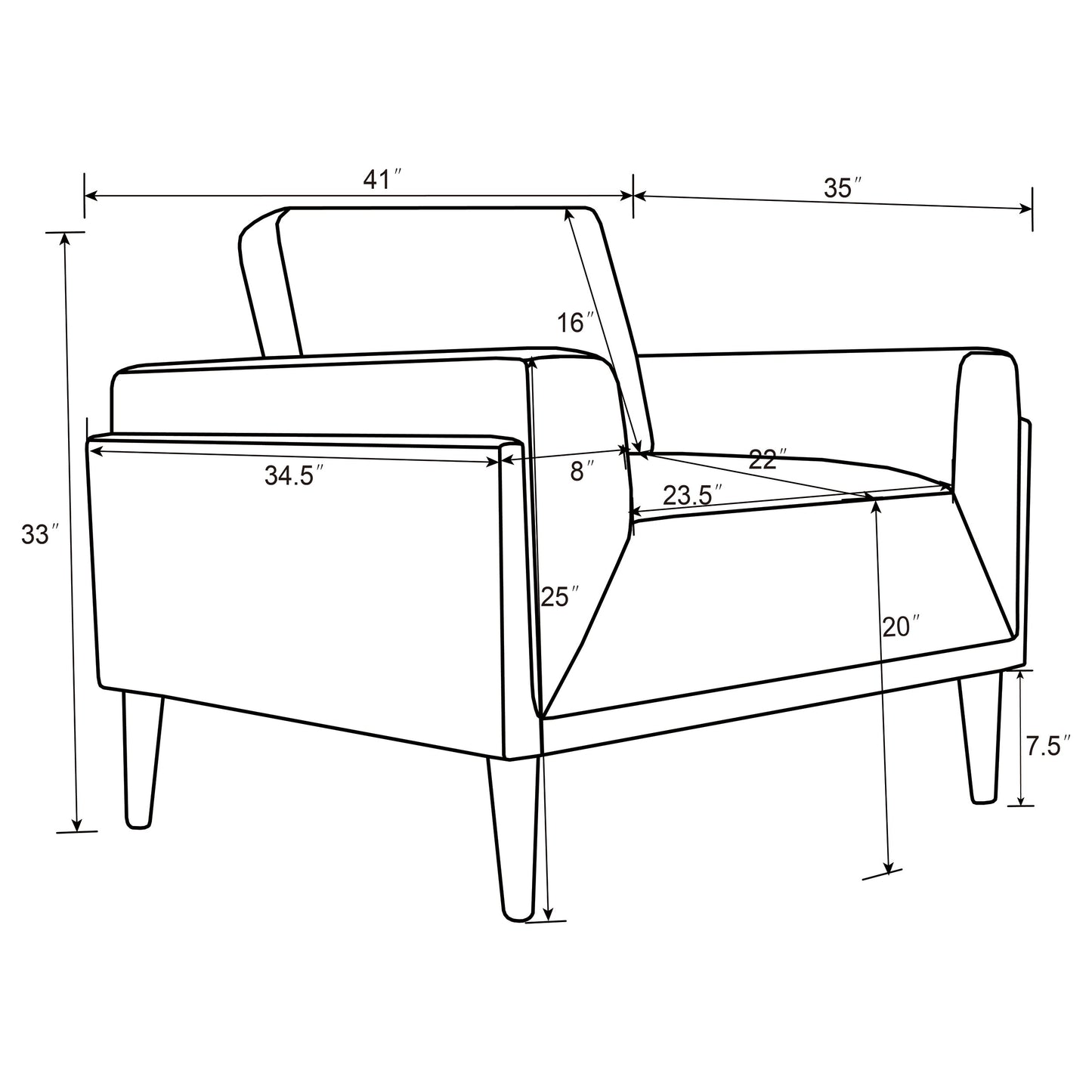 Rilynn 3-piece Upholstered Track Arm Sofa Set Grey