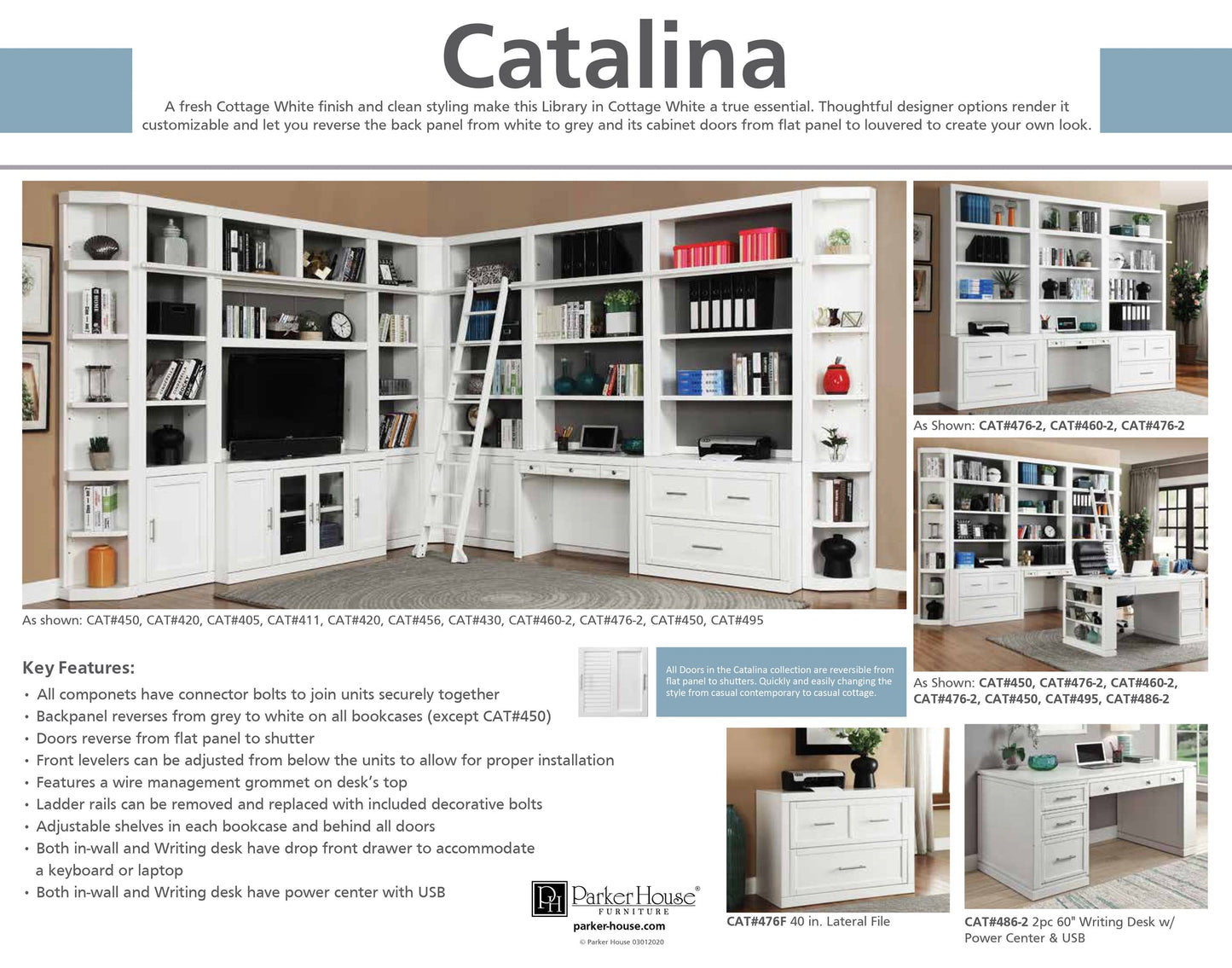 CATALINA 7-PIECE ENTERTAINMENT WALL