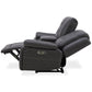 CALDWELL - TAHOE CHARCOAL POWER CONSOLE LOVESEAT