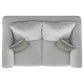 Salizar 2-piece Upholstered Flared Arm Sofa Set Sand