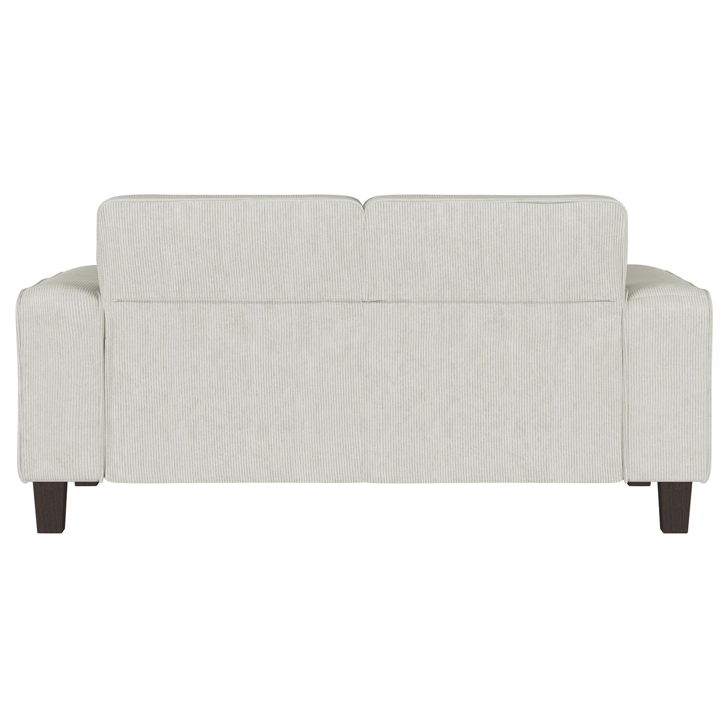 Deerhurst Upholstered Track Arm Tufted Loveseat Greige