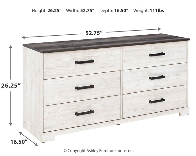 Ashley Express - Shawburn Full Panel Headboard with Dresser