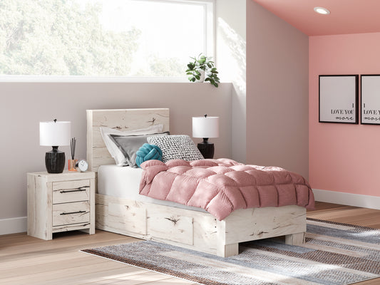 Lawroy Twin Panel Bed with Storage