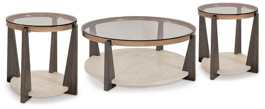 Ashley Express - Frazwa Coffee Table with 2 End Tables