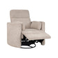 RADIUS - BURLAP MANUAL SWIVEL GLIDER RECLINER