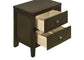 Wilkes 2-drawer Nightstand Bedside Table Dark Cocoa