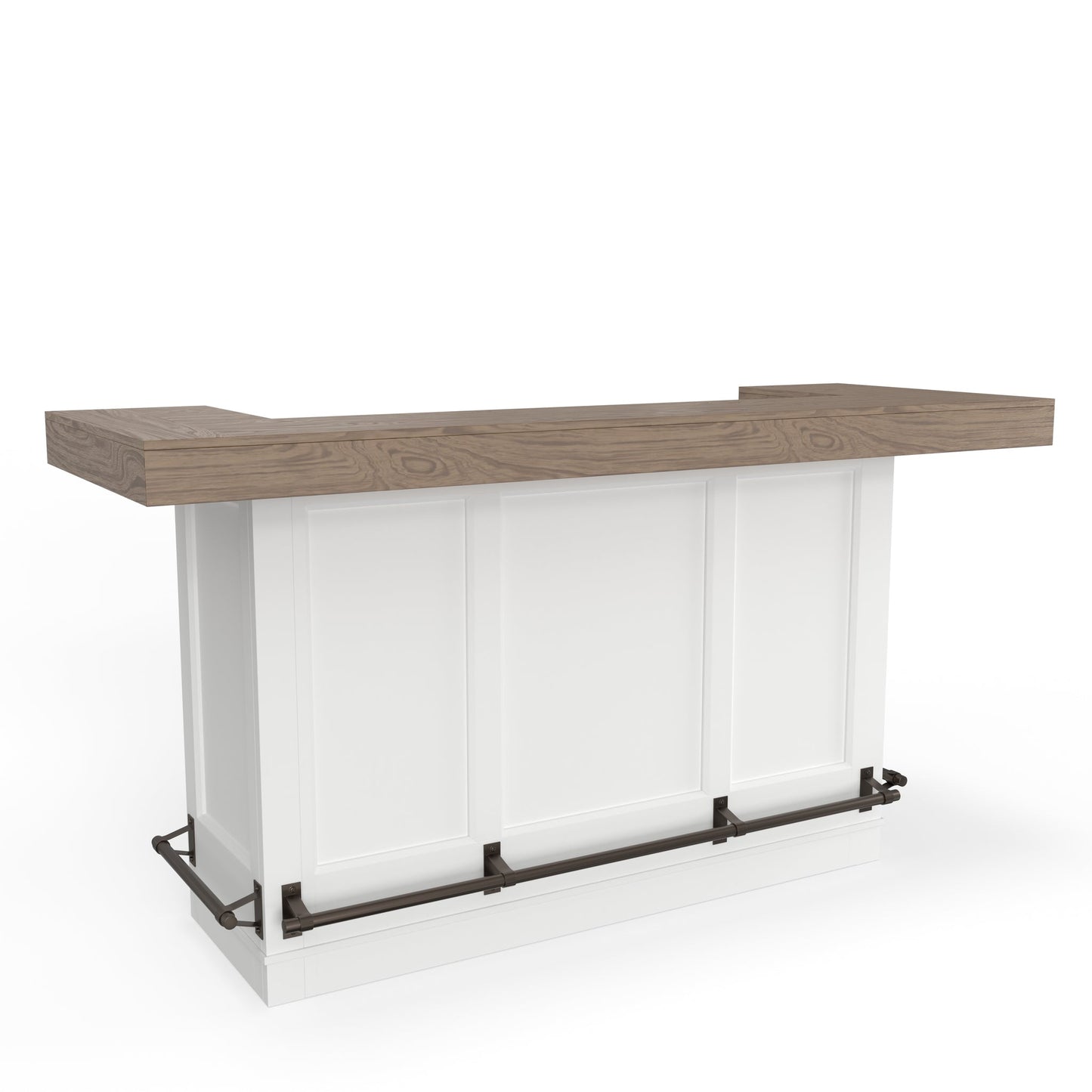 AMERICANA MODERN DINING BAR COMPLETE 78 IN. WITH QUARTZ