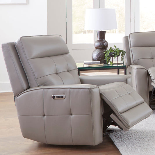 CANTERBURY - PEWTER POWER ZERO GRAVITY RECLINER