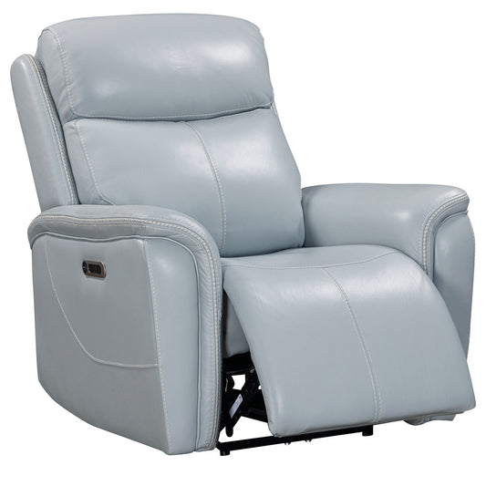 CASCADE - SEA MIST GREY POWER RECLINER W. POWER HEADREST