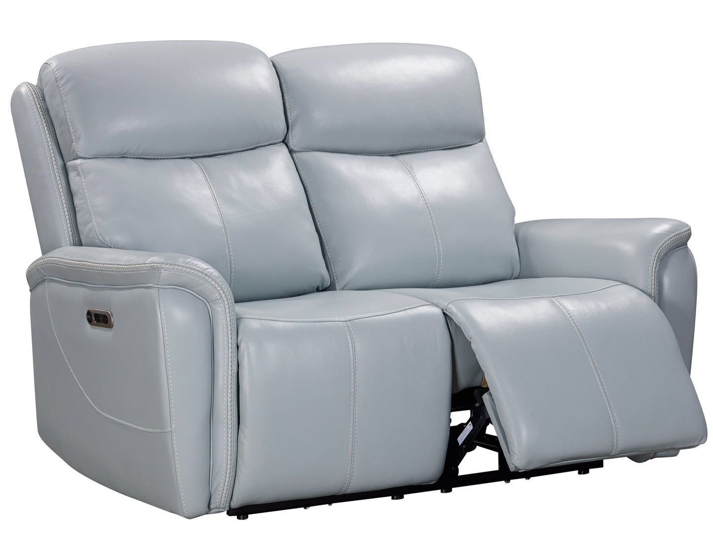 CASCADE - SEA MIST GREY POWER LOVESEAT