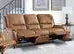 AUSTIN - CARAMEL CREAM POWER SOFA