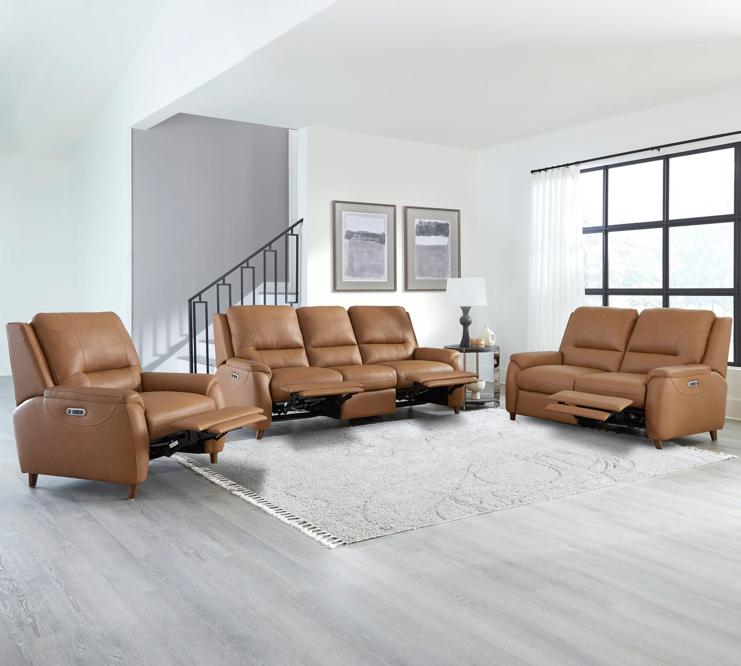 AUSTIN - CARAMEL CREAM POWER RECLINER