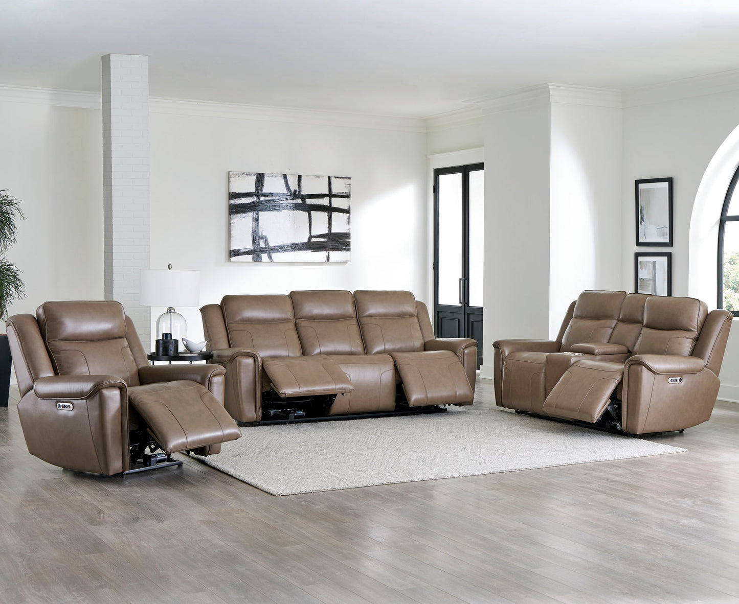 ATLANTIS - SMOOTH LATTE POWER ZERO GRAVITY SOFA