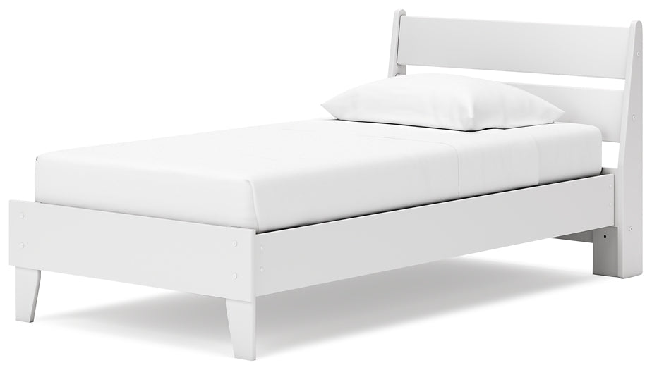 Ashley Express - Socalle Twin Panel Platform Bed with Dresser, Chest and Nightstand