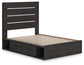 Hollivern Full Panel Bed with Storage