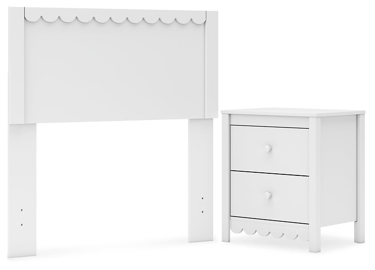 Ashley Express - Hallityn Twin Panel Headboard with Nightstand