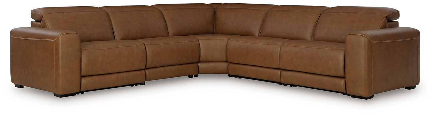 Magic Man 5-Piece Power Reclining Sectional