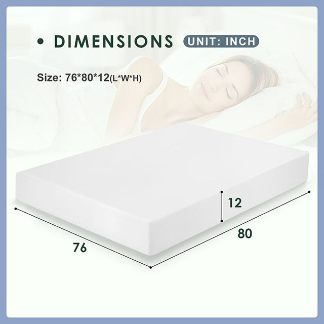 Artemisia - 12" Memory Foam Mattress