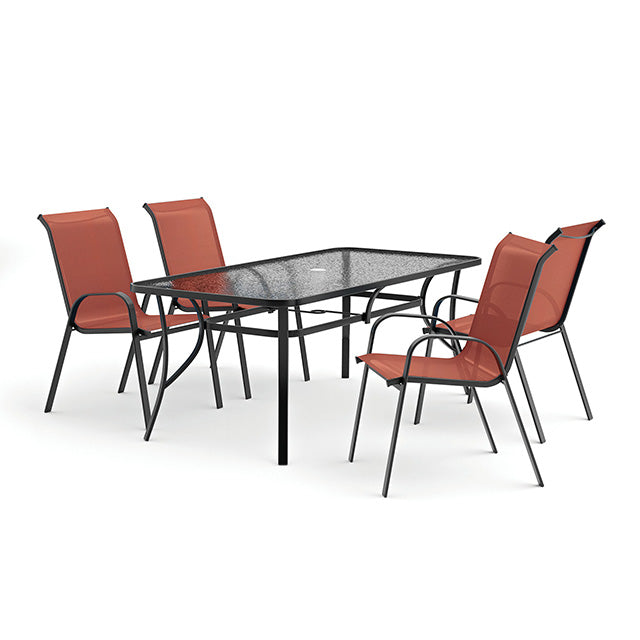 Pierro - 5 Pc. Outdoor Dining Set