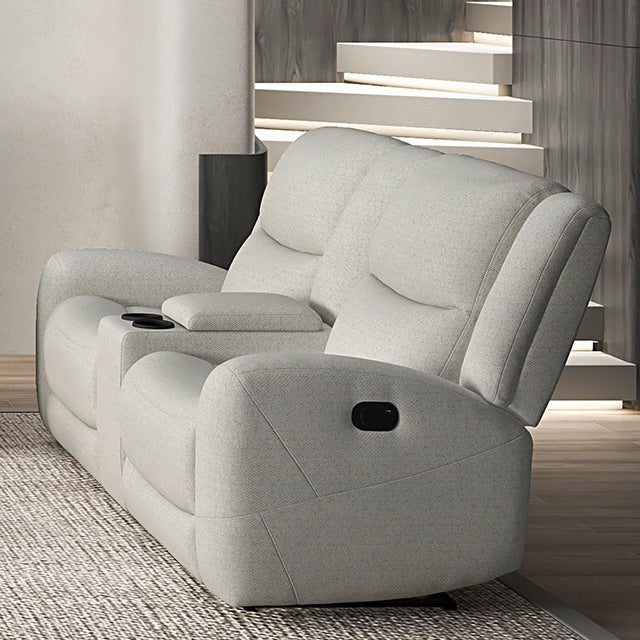 Giraldus - Manual Recliner Loveseat w/ Console