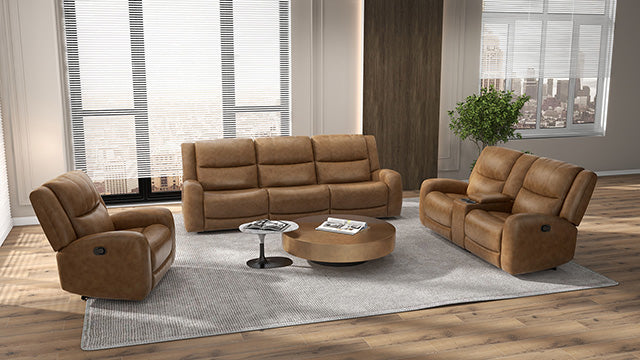 Leolinus - Manual Recliner Sofa