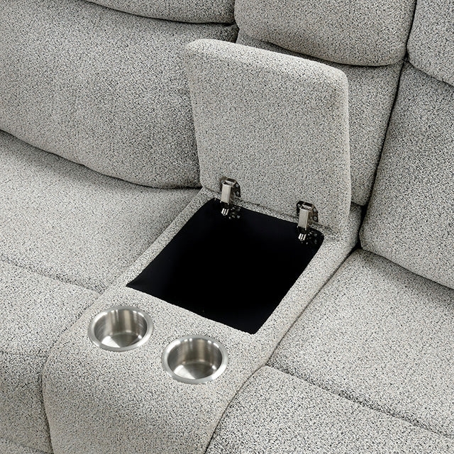 Sandbach - Manual Reclining Loveseat With Console