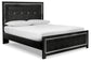 Kaydell Queen Upholstered Panel Bed with Dresser