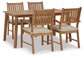 Ashley Express - Janiyah Outdoor Dining Table and 4 Chairs