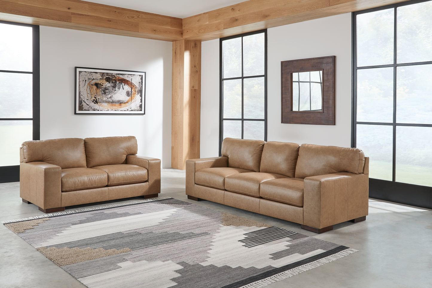 Lombardia Sofa and Loveseat