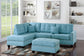 Reversible Sectional Set W/ Ottoman