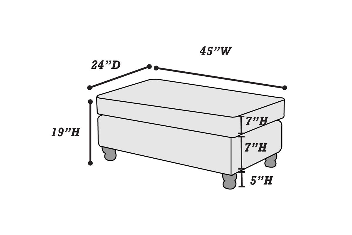 XL-Cocktail Ottoman