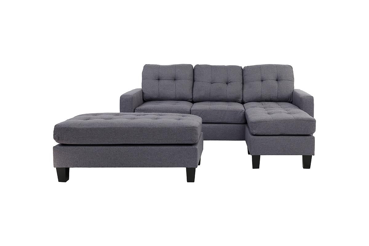 Reversible Sectional Set W/ Ottoman