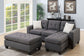 Reversible Sectional Set W/ Ottoman