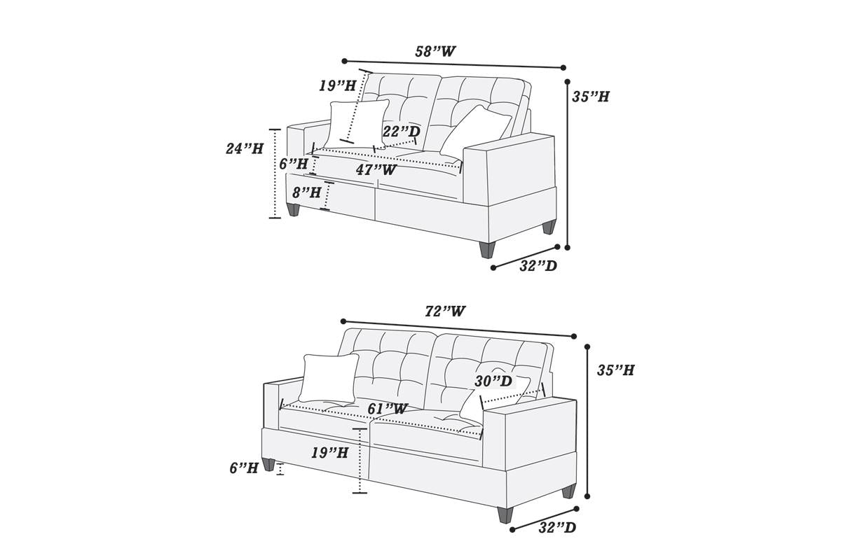 2-Piece Sofa Set