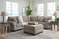 Claireah 3-Piece Sectional with Ottoman