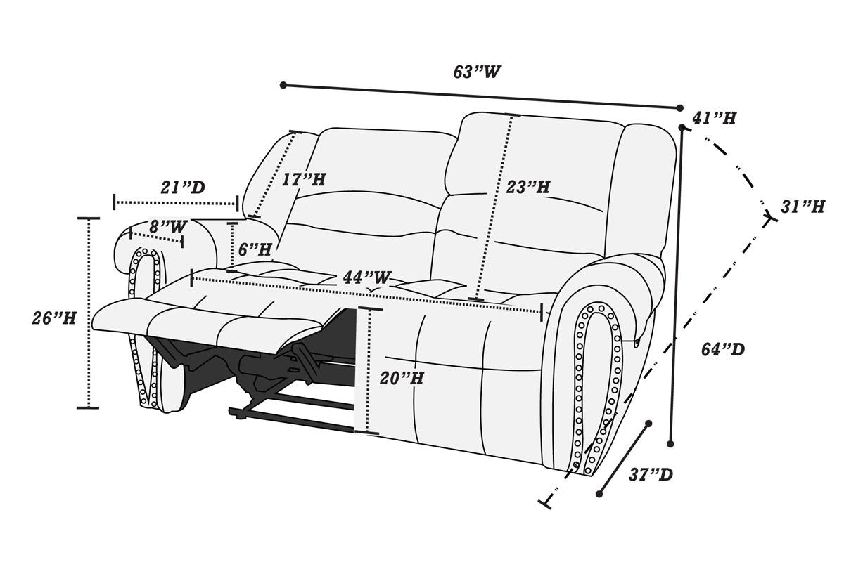 Power Motion Loveseat