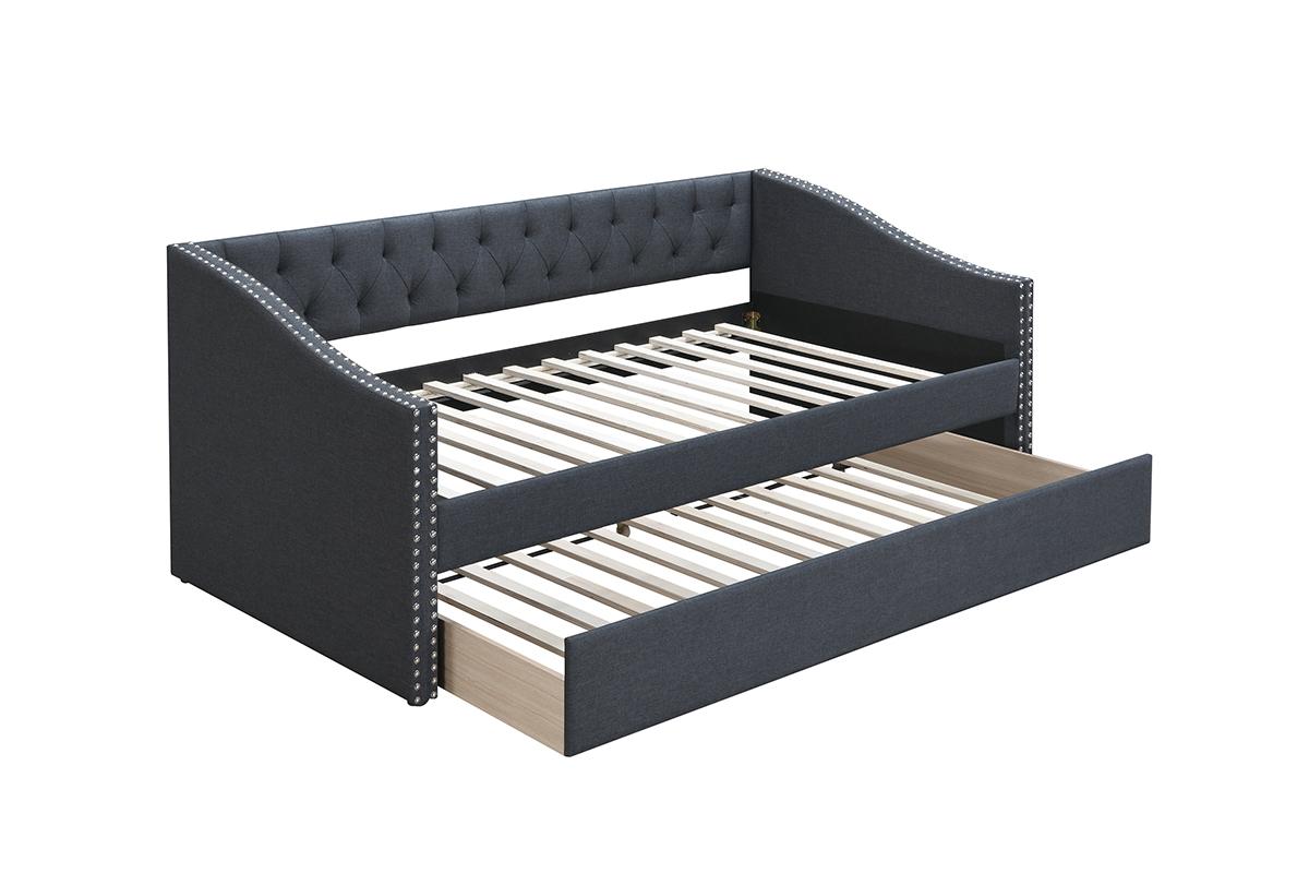 Day Bed w/ Slats + Trundle