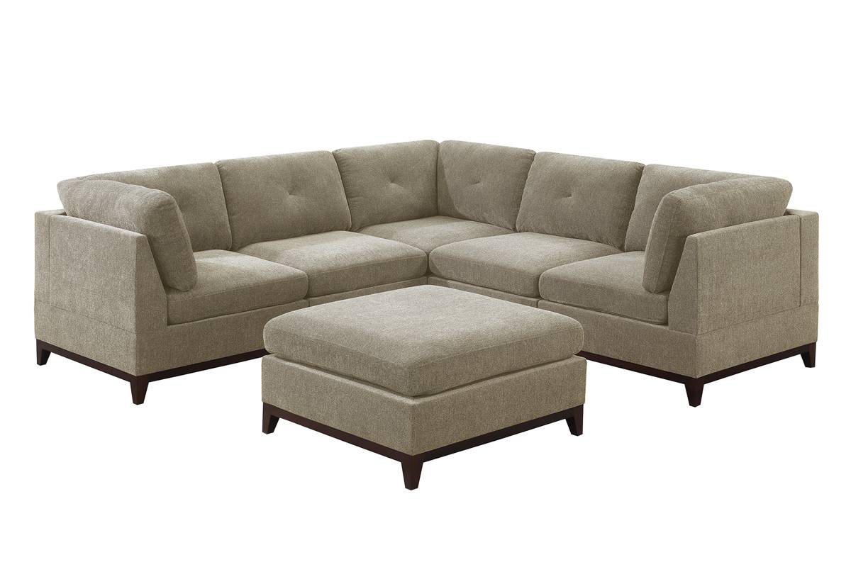 6-PCS MODULAR SECTIONAL & SOFA SET