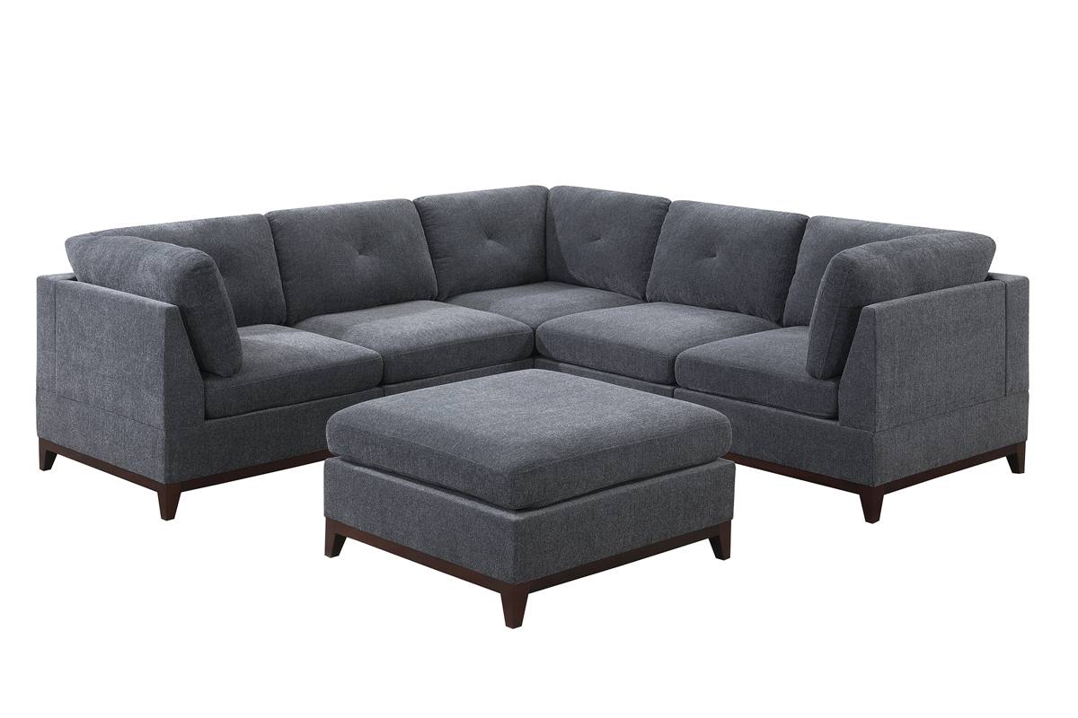 6-PCS MODULAR SECTIONAL & SOFA SET