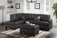 Reversible Sectional Set W/ Ottoman