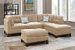 3-Piece Sectional Set W/ Ottoman