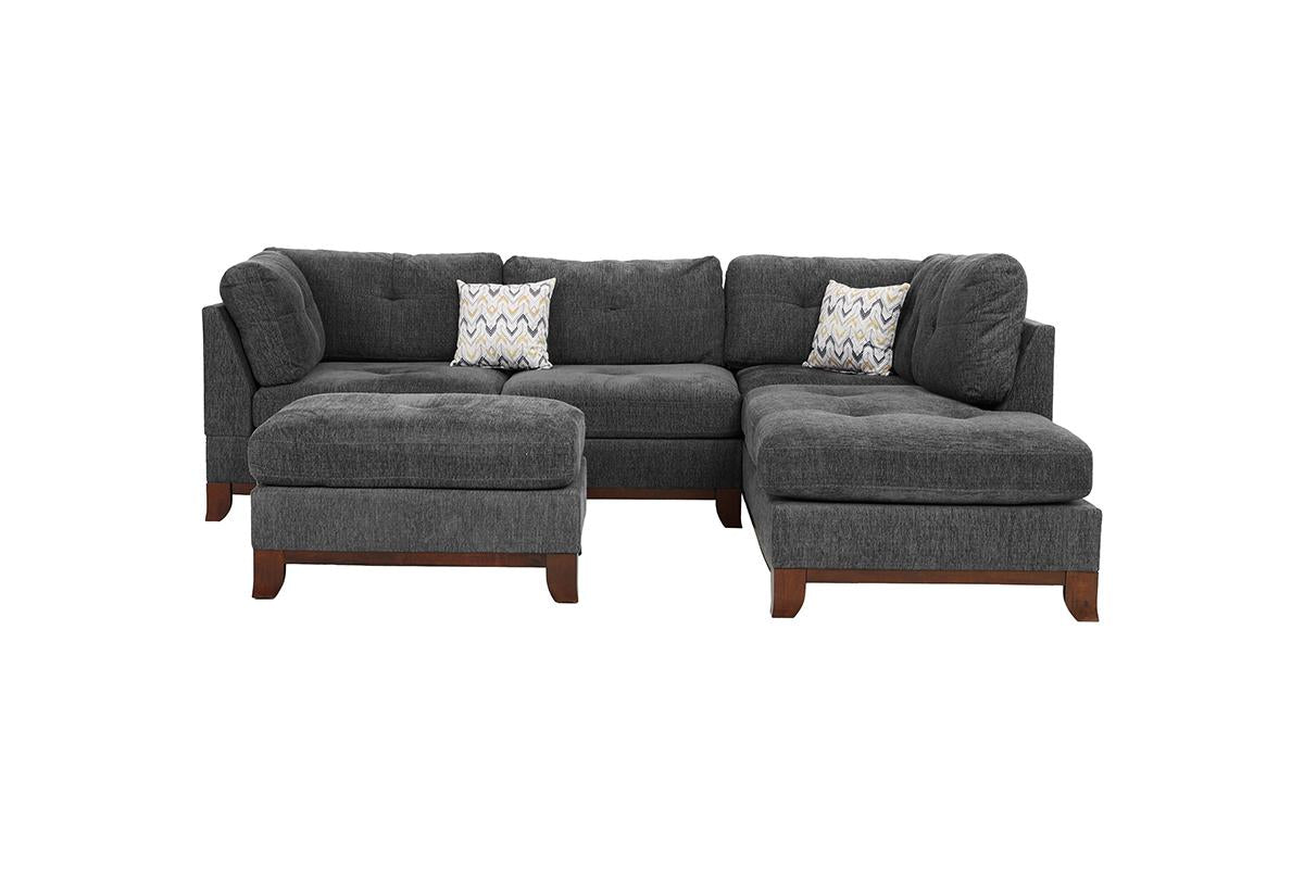 3-Piece Sectional Set W/ Ottoman