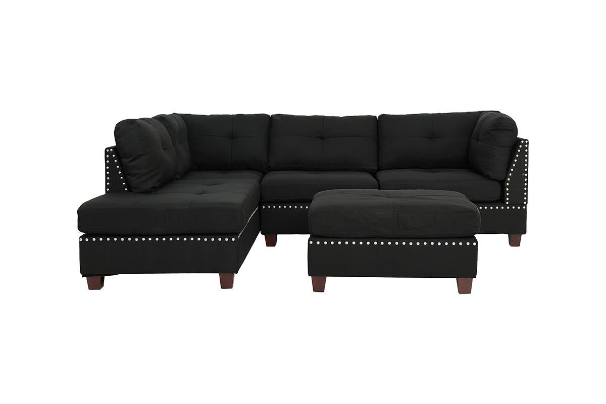 Reversible Sectional Set W/ Ottoman