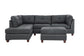 Reversible Sectional Set W/ Ottoman