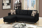 Reversible Sectional Set W/ 2 Accent Pillows