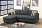 Reversible Sectional Set W/ 2 Accent Pillows