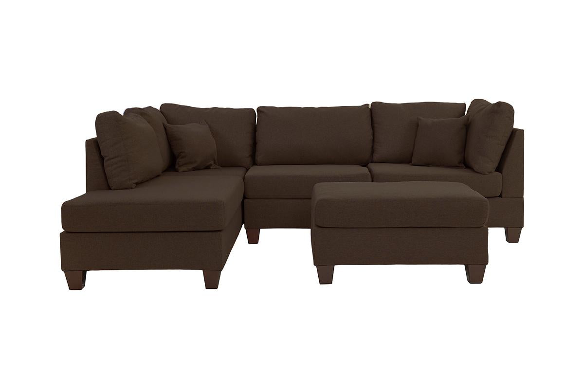 Reversible Sectional Set W/ Ottoman