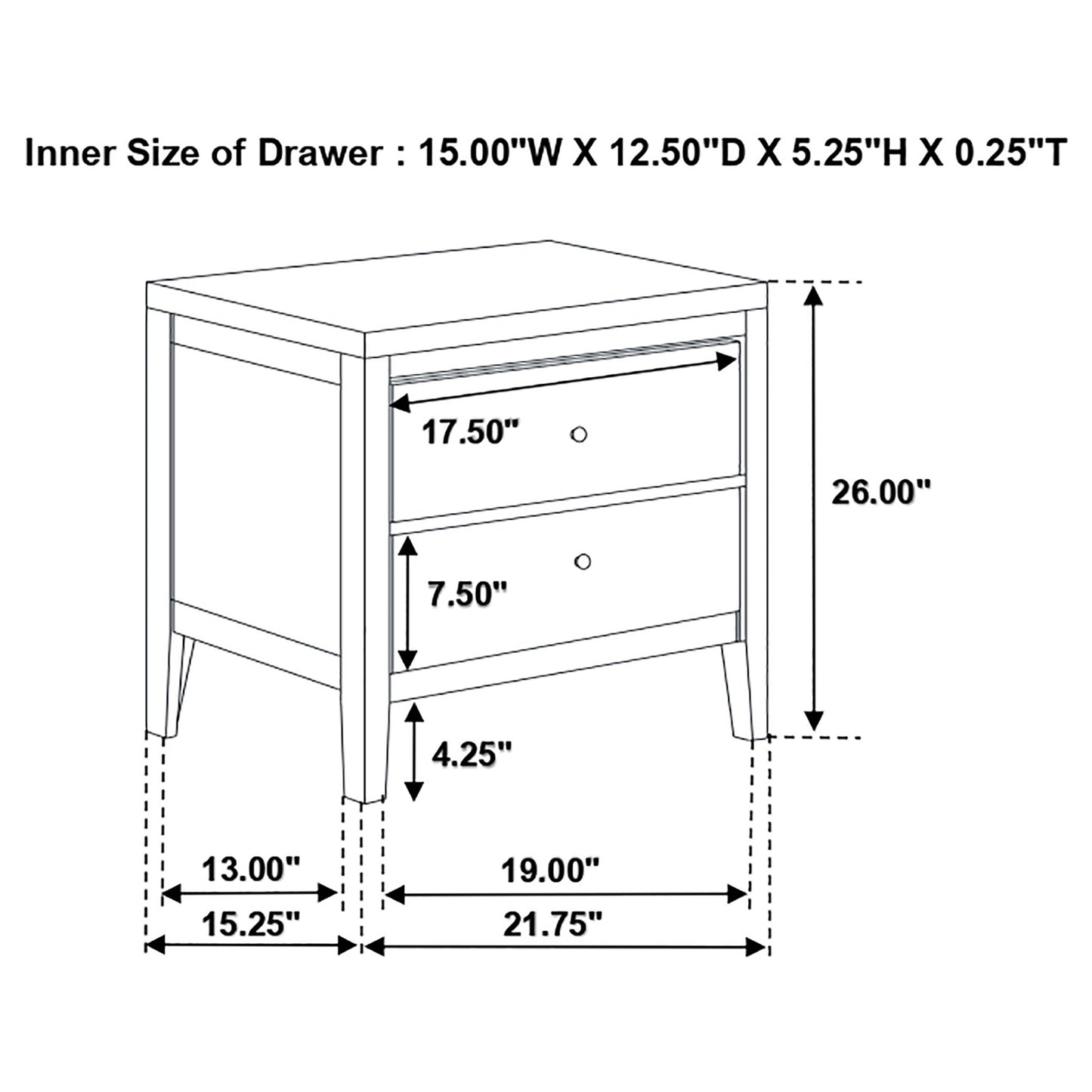 Carlton 5-piece Twin Bedroom Set Cappuccino